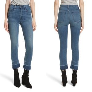 3X1 NYC ABIGAIL RELEASED SPLIT HEM SKINNY